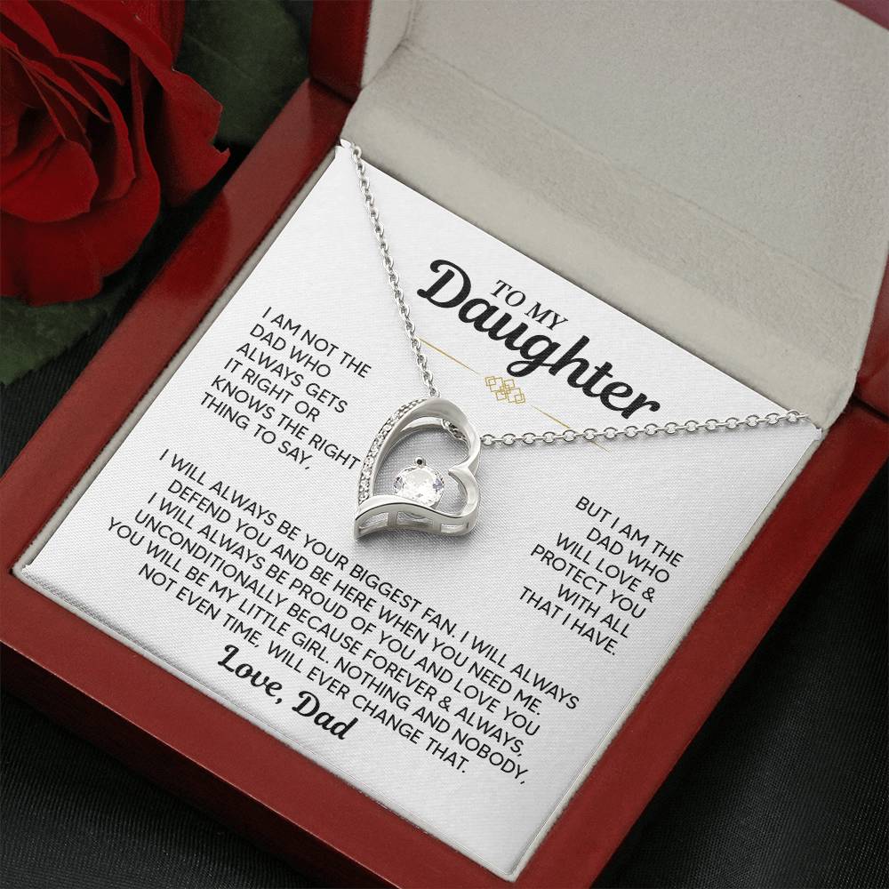 TO MY DAUGHTER PROTECT YOU FOREVER LOVE NECKALCE GIFT SET