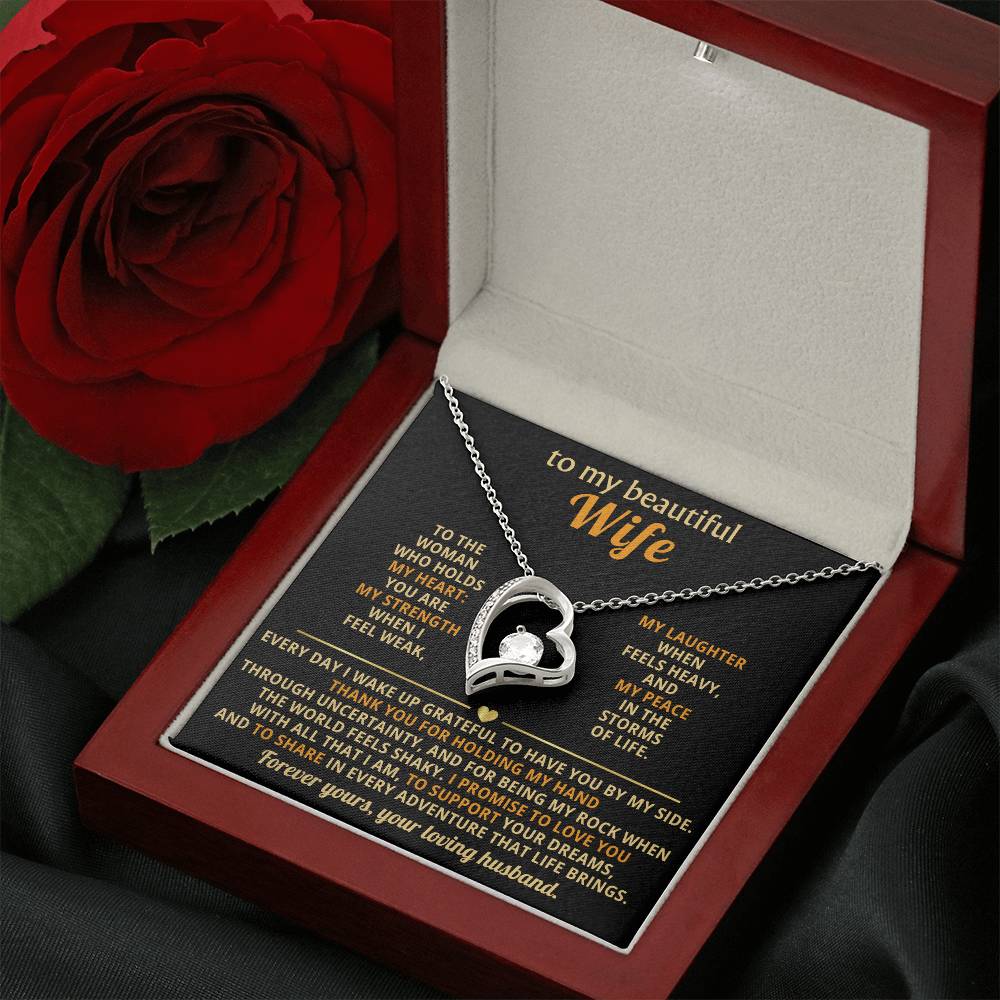 To my beautiful Wife, I promise to love you with all that I am