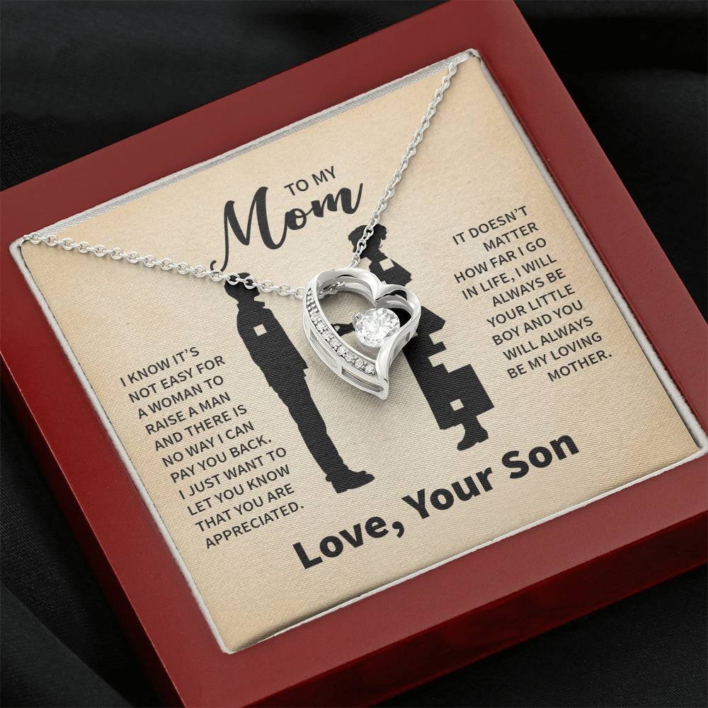 TO MY MOM MY LOVING MOTHER FOREVER LOVE