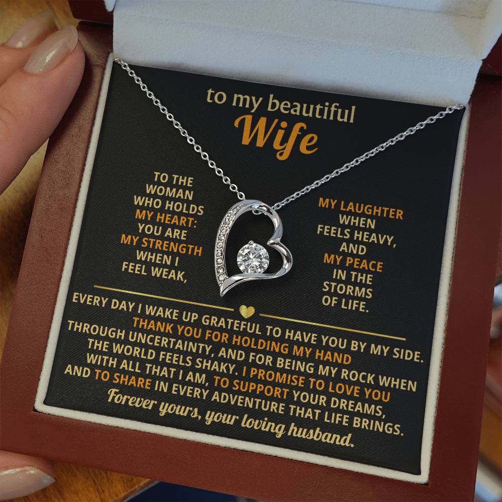 To my beautiful Wife, I promise to love you with all that I am