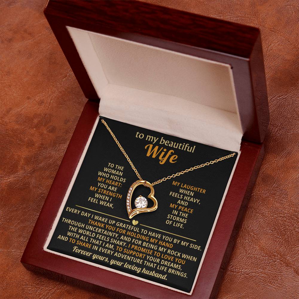 To my beautiful Wife, I promise to love you with all that I am