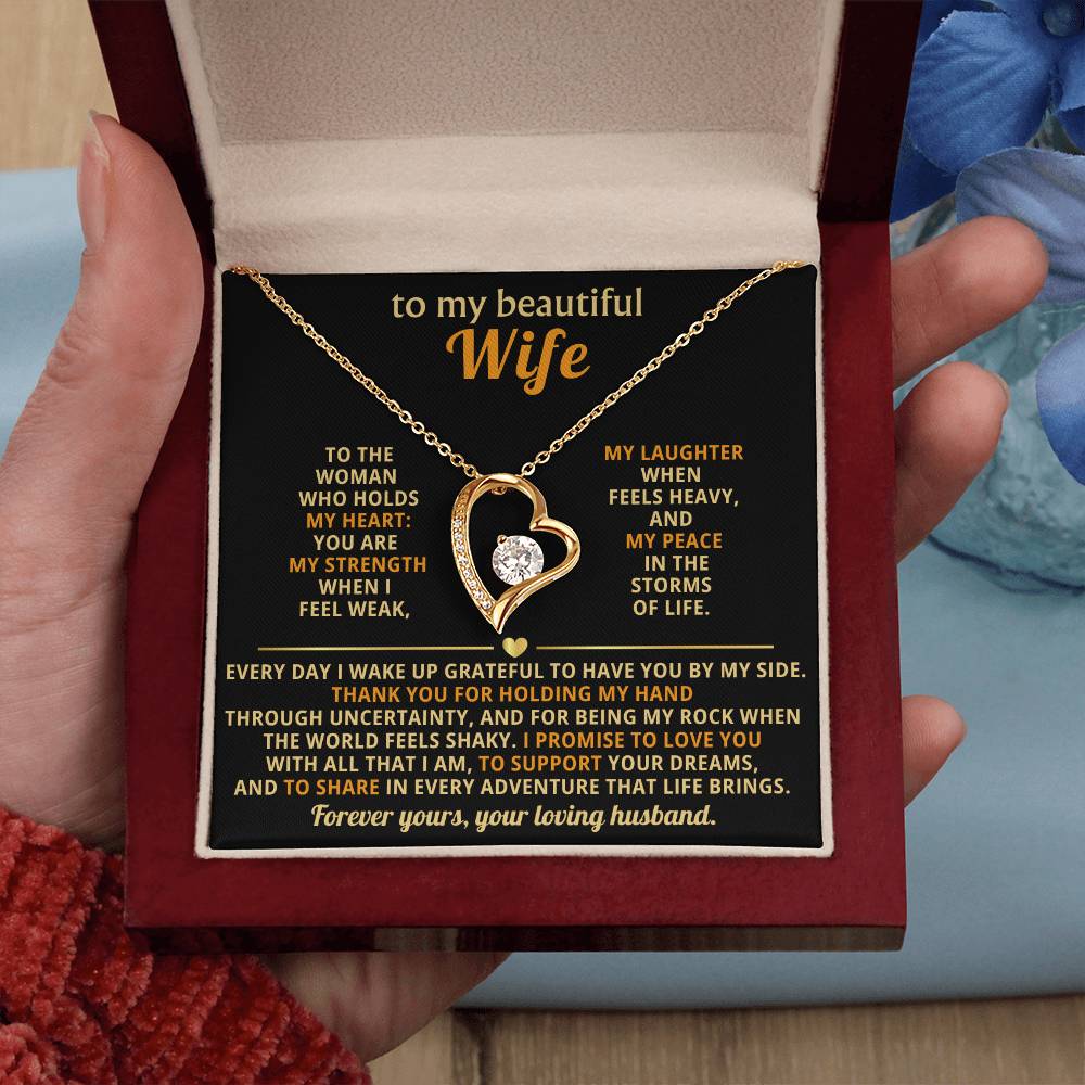 To my beautiful Wife, I promise to love you with all that I am
