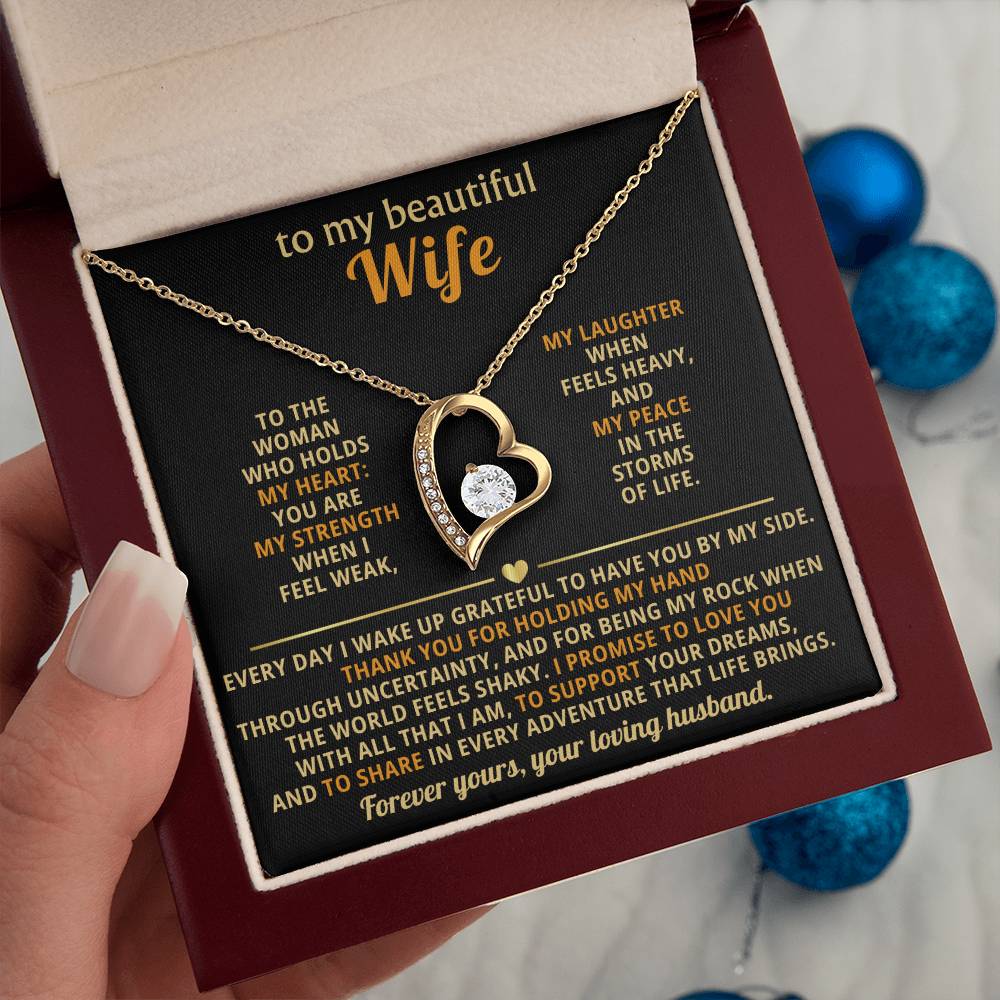 To my beautiful Wife, I promise to love you with all that I am