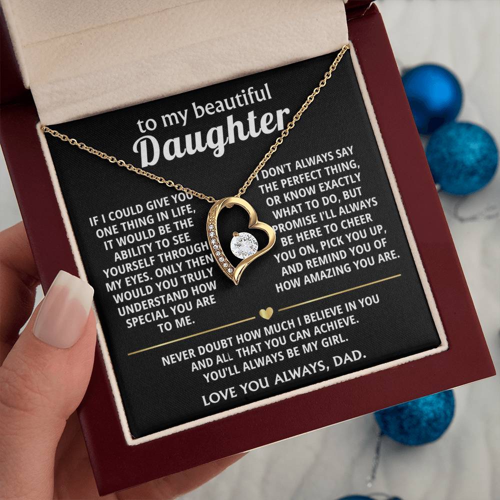 To My Beautiful Daughter, I wish you saw how special you are.
