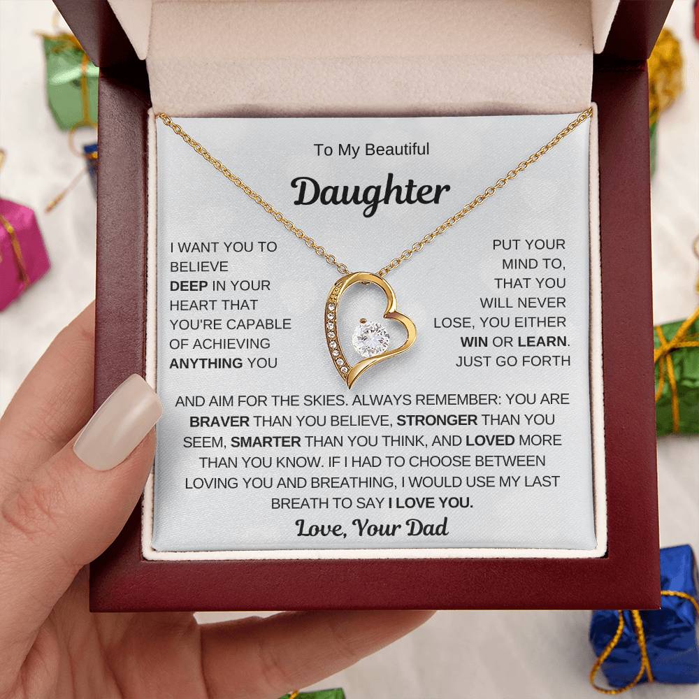 To My Beautiful Daughter, Just Go Forth Aim For The Skies