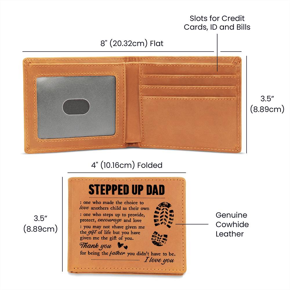 TO MY STEP DAD GIFT OF LIFE WALLET