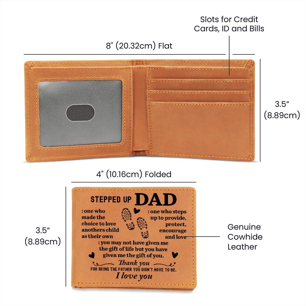 TO MY STEP DAD CHOICE TO LOVE WALLET