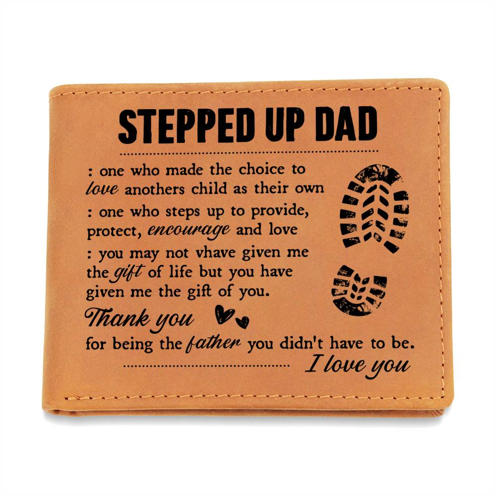 TO MY STEP DAD GIFT OF LIFE WALLET