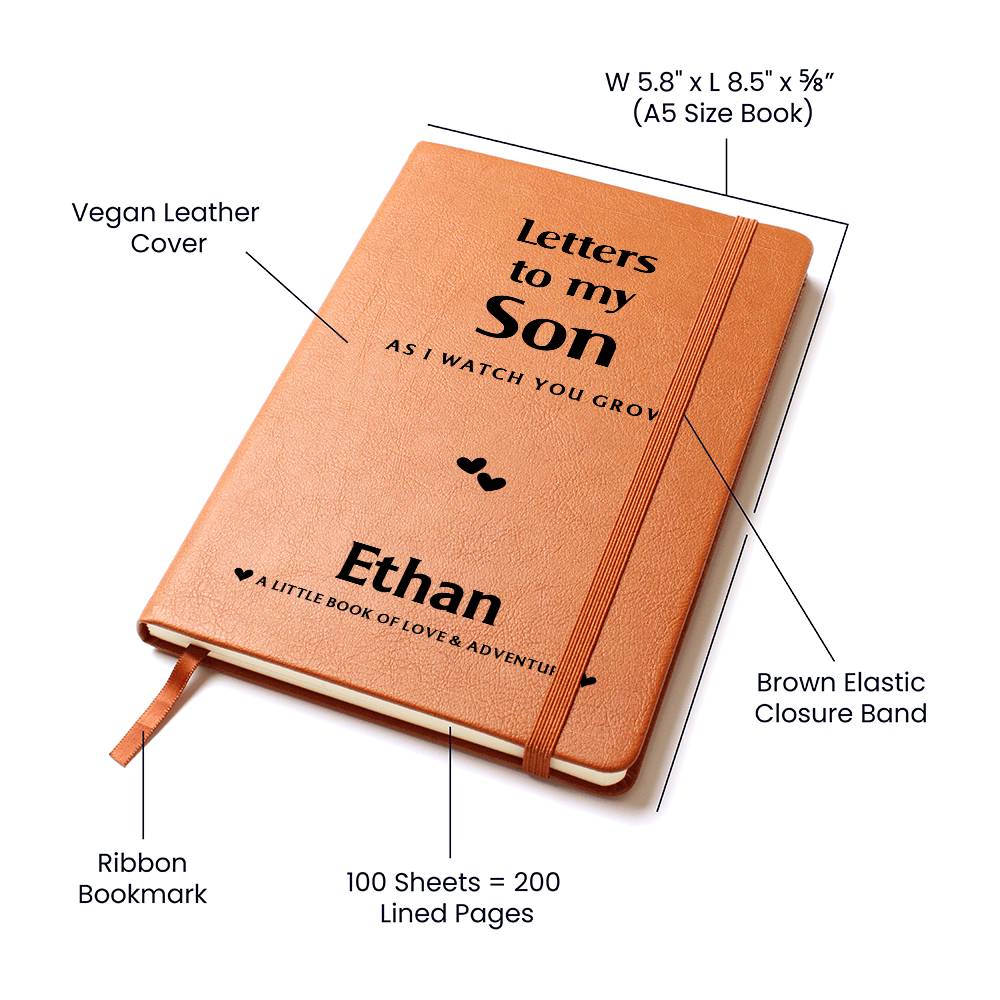 LETTERS TO MY SON PERSONALIZED JOURNAL