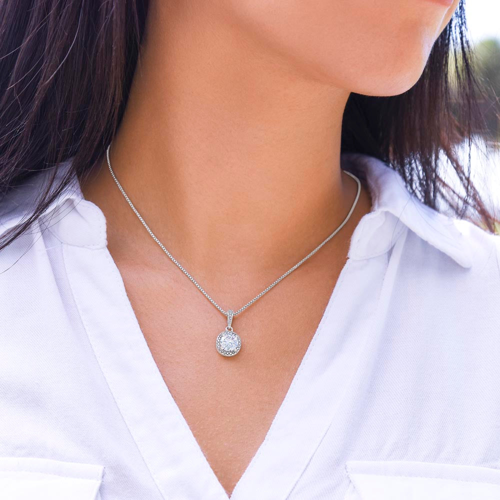 TO MY DAUGHTER BABY GIRL ETERNAL HOPE NECKLACE GIFT SET