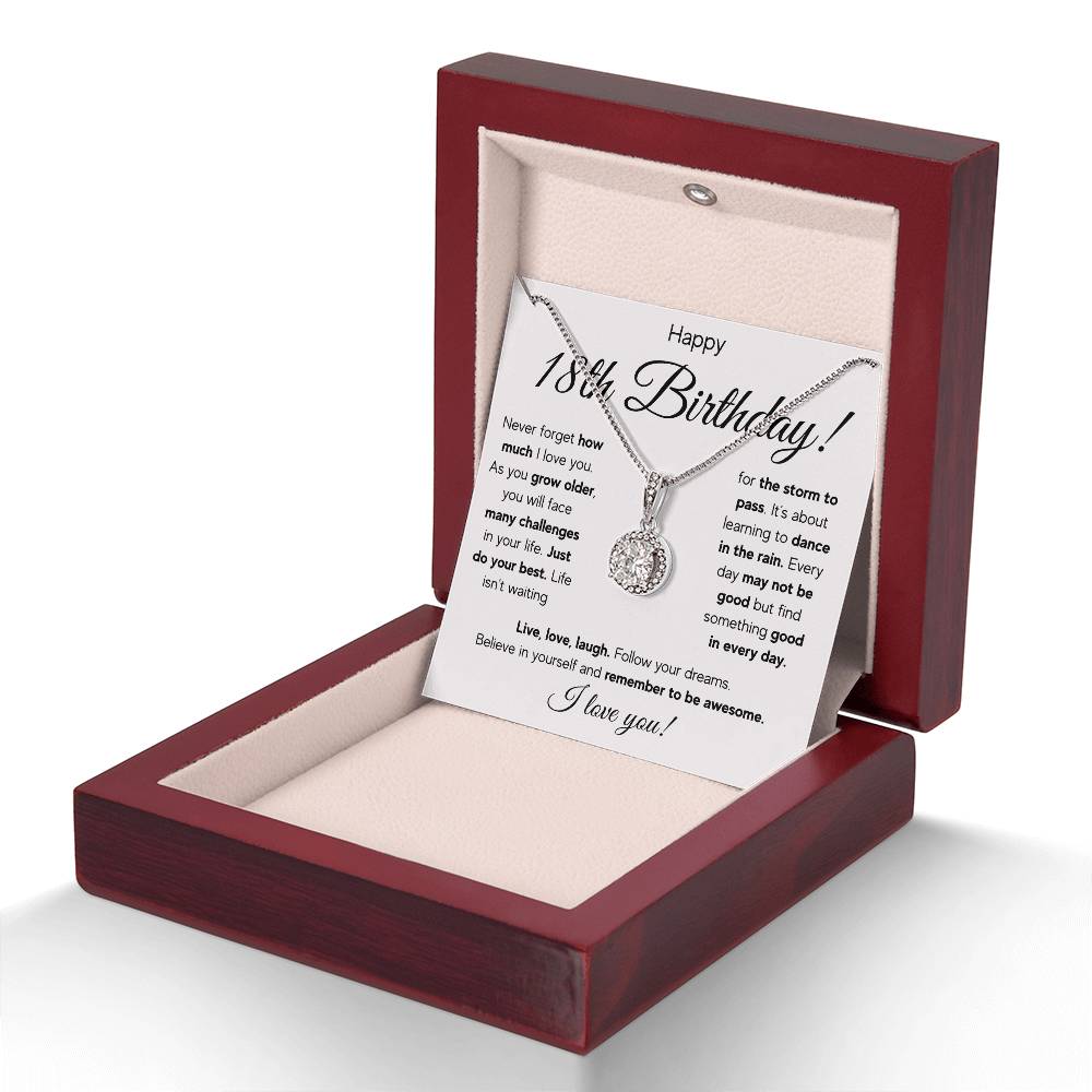 18TH BIRTHDAY STORM ETERNAL NECKLACE GIFT SET