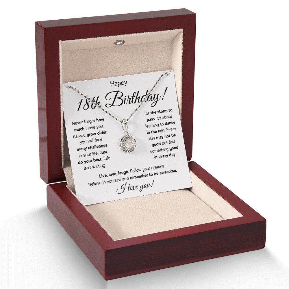 18TH BIRTHDAY STORM ETERNAL NECKLACE GIFT SET