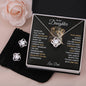 TO MY DAUGHTER BABY GIRL EARRINGS SET