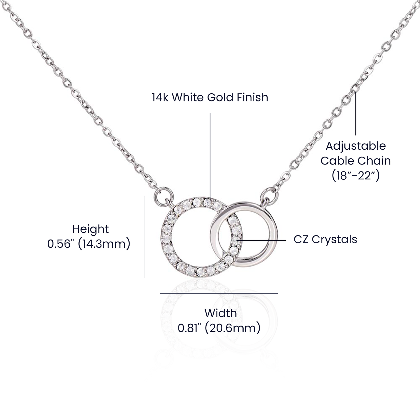 TO MY SISTER BOND PERFECT PAIR NECKLACE