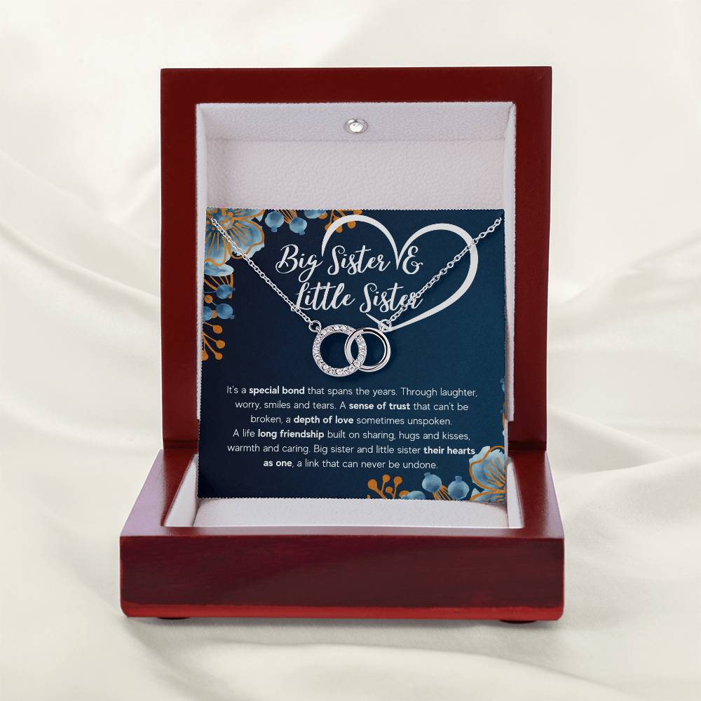 TO MY SISTER BOND PERFECT PAIR NECKLACE
