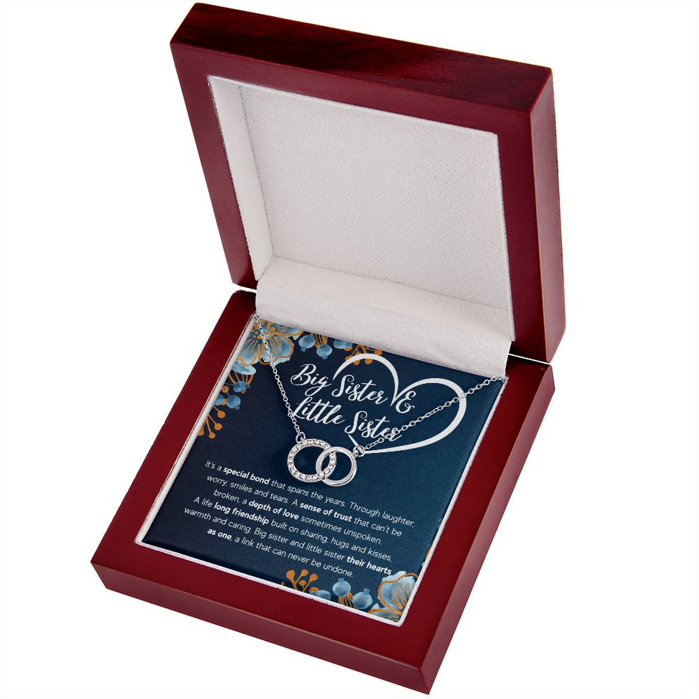 TO MY SISTER BOND PERFECT PAIR NECKLACE