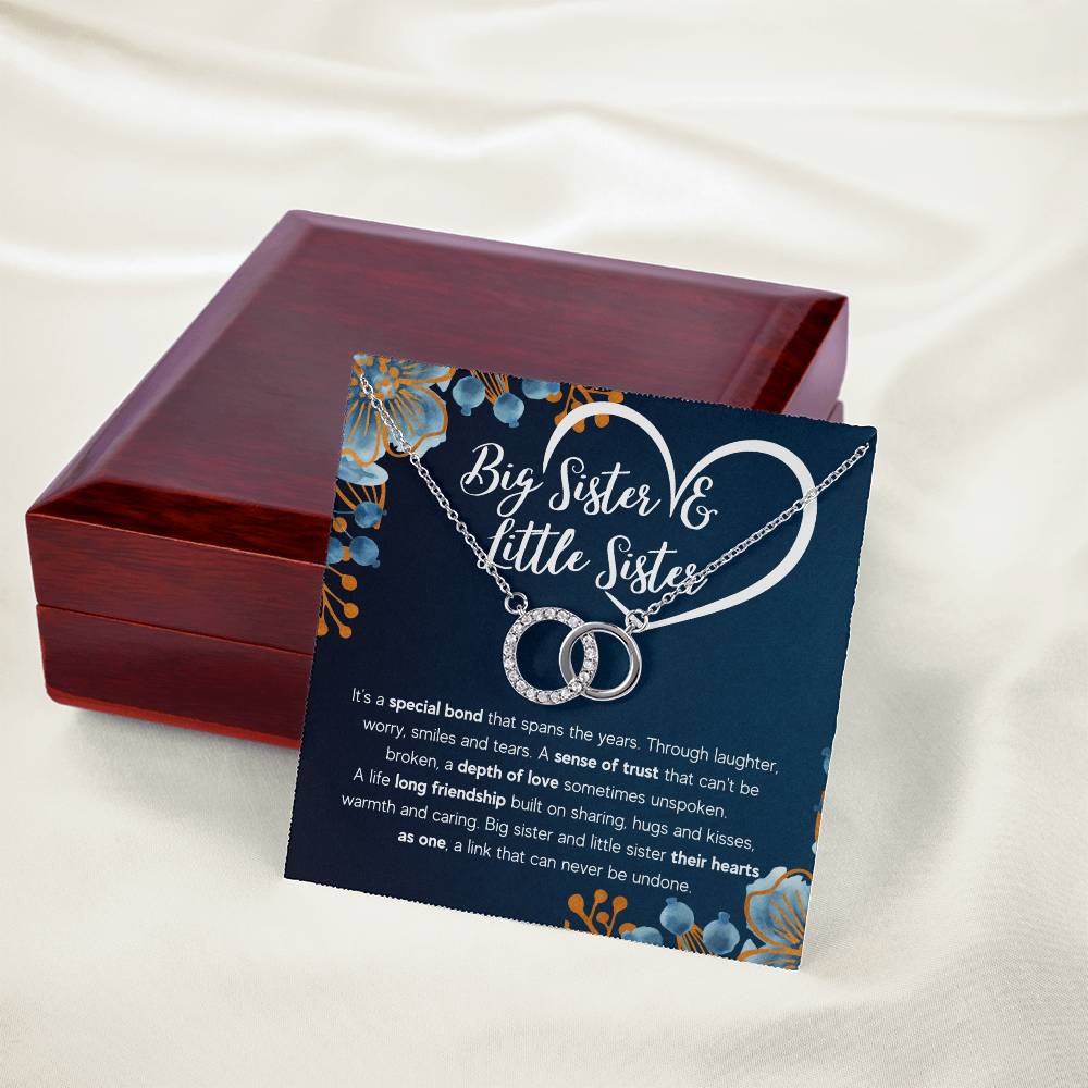 TO MY SISTER BOND PERFECT PAIR NECKLACE