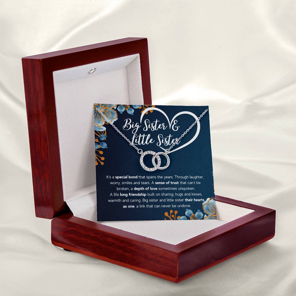 TO MY SISTER BOND PERFECT PAIR NECKLACE