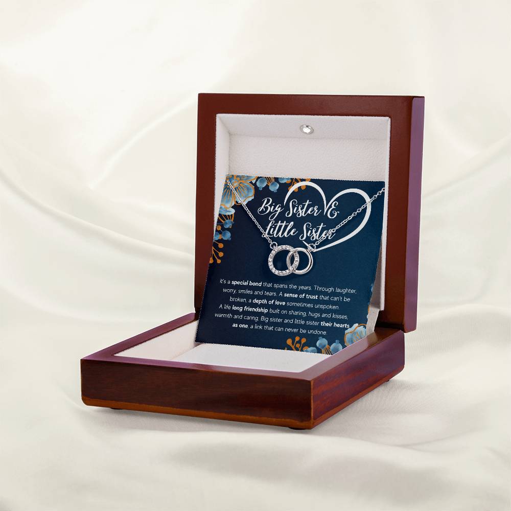 TO MY SISTER BOND PERFECT PAIR NECKLACE