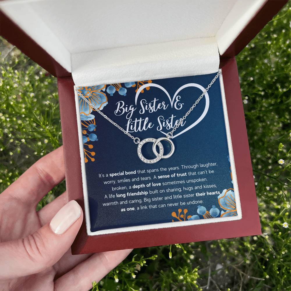 TO MY SISTER BOND PERFECT PAIR NECKLACE
