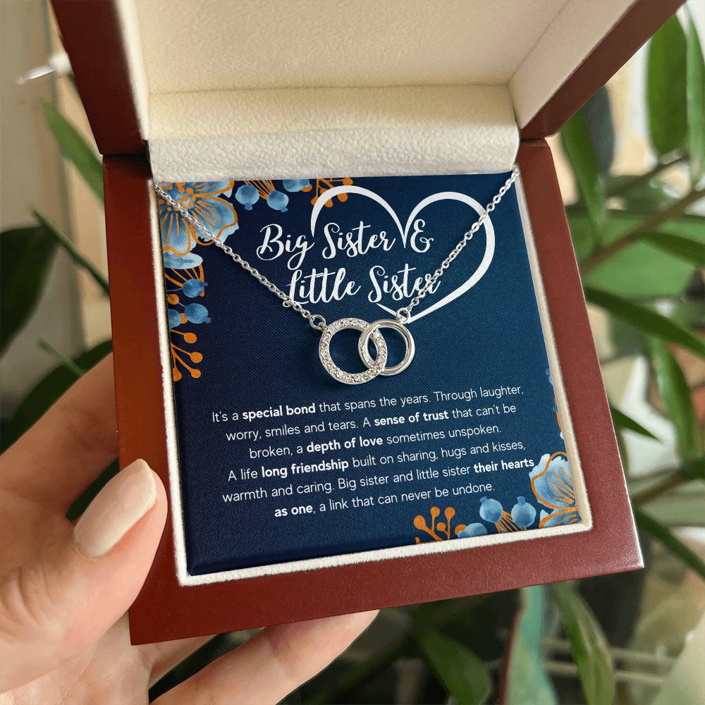 TO MY SISTER BOND PERFECT PAIR NECKLACE