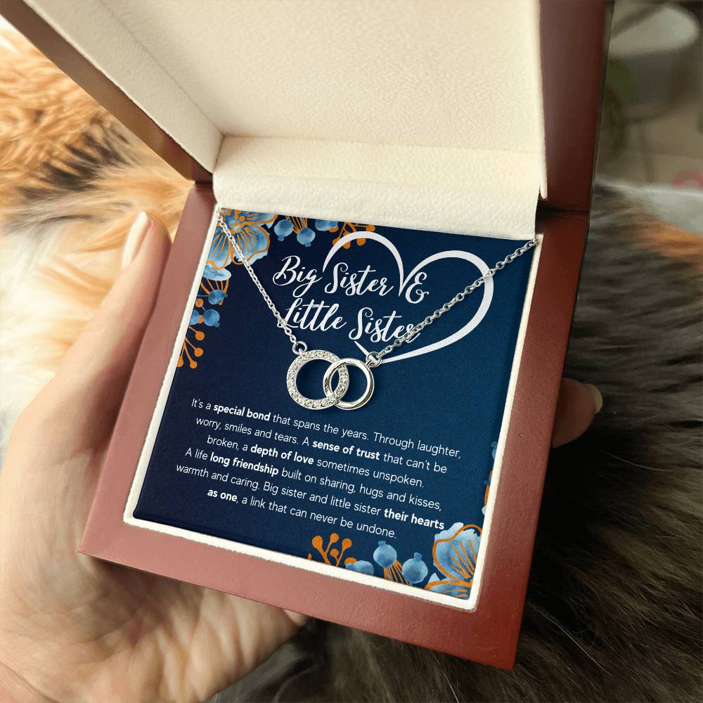 TO MY SISTER BOND PERFECT PAIR NECKLACE