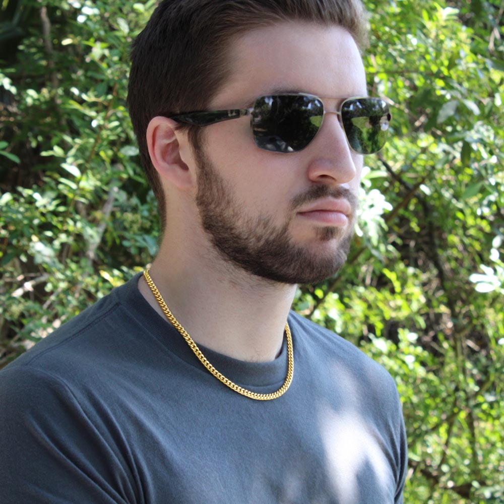 TO MY MAN PROMISE NECKLACE CUBAN LINK CHAIN