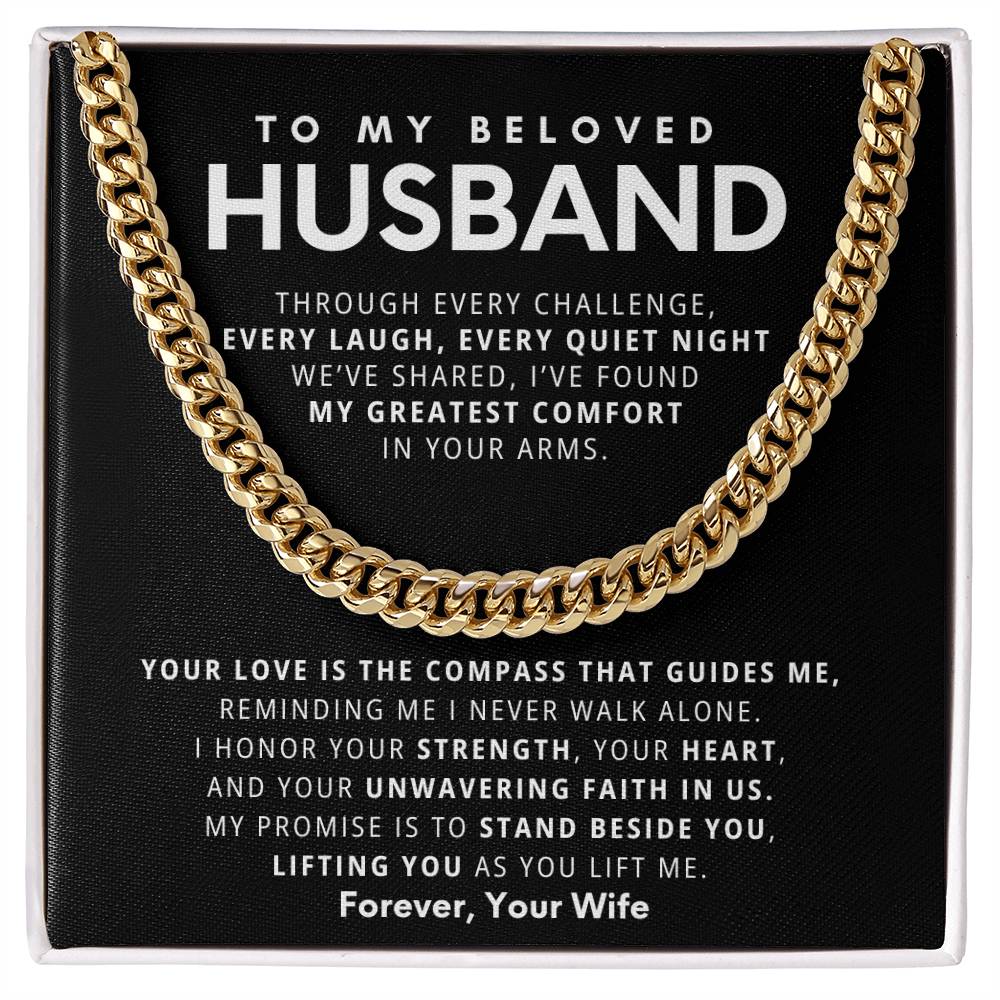 To My Beloved Husband, I’ve found my greatest comfort in your arms