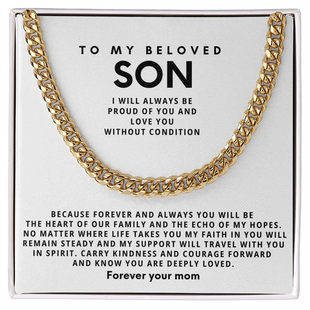 To my son, Carry kindness and courage forward and know you are deeply loved