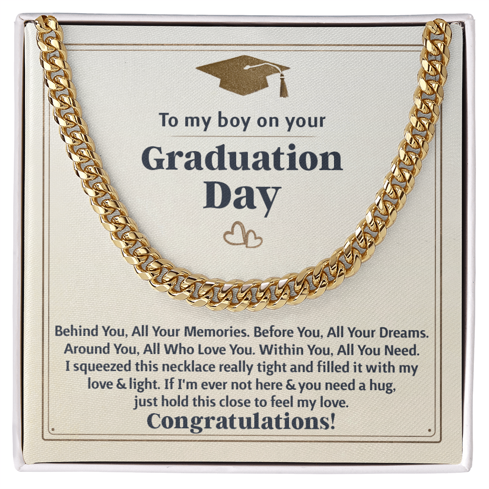 TO MY BOY GRADUATION ALL YOUR DREAMS CUBAN - 1