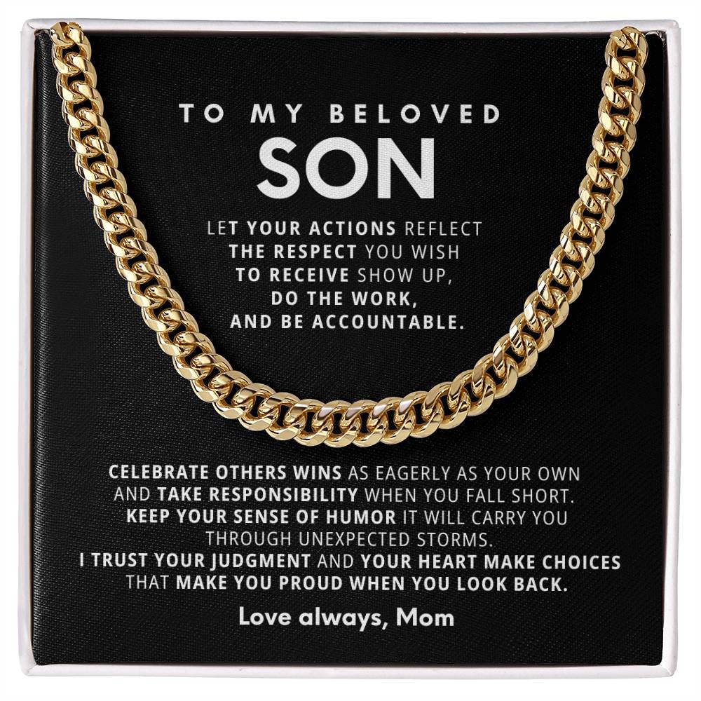 To my Son,Keep your sense of humor it will carry you through unexpected storms