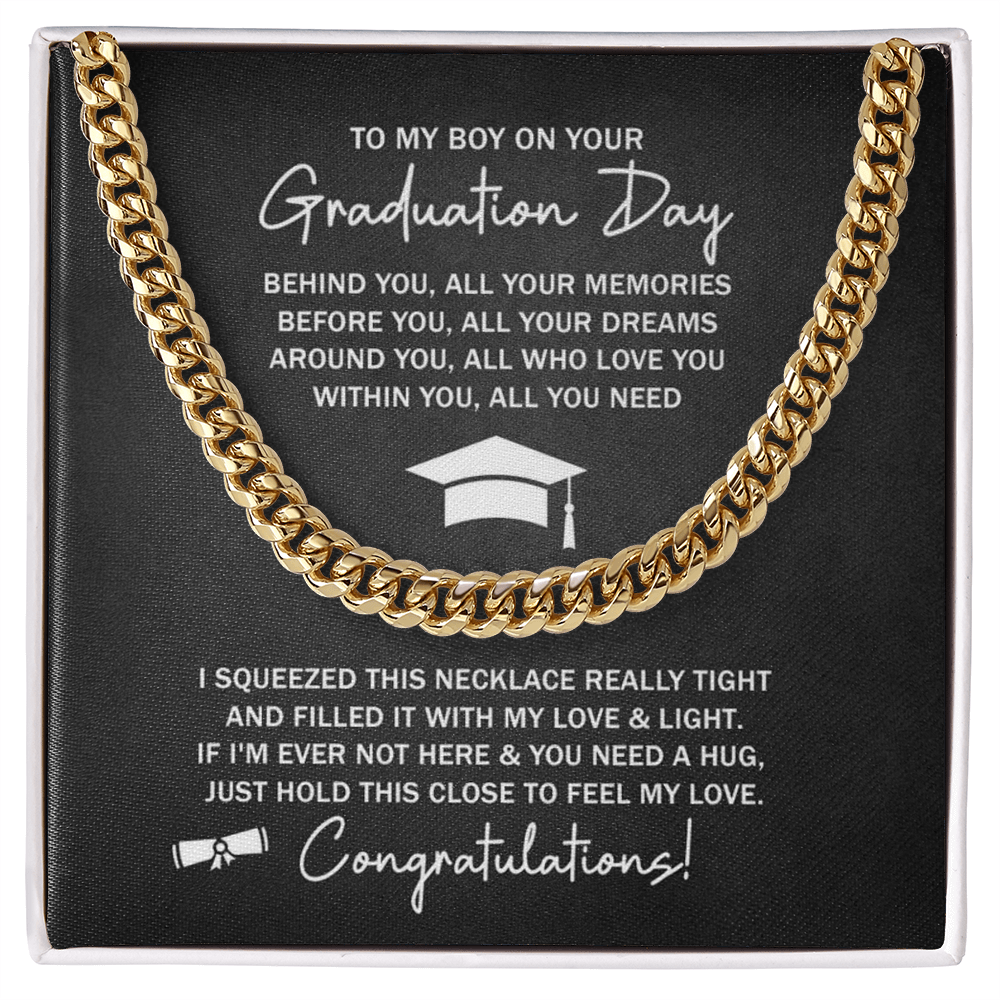 TO MY BOY GRADUATION ALL YOUR MEMORIES CUBAN - 1