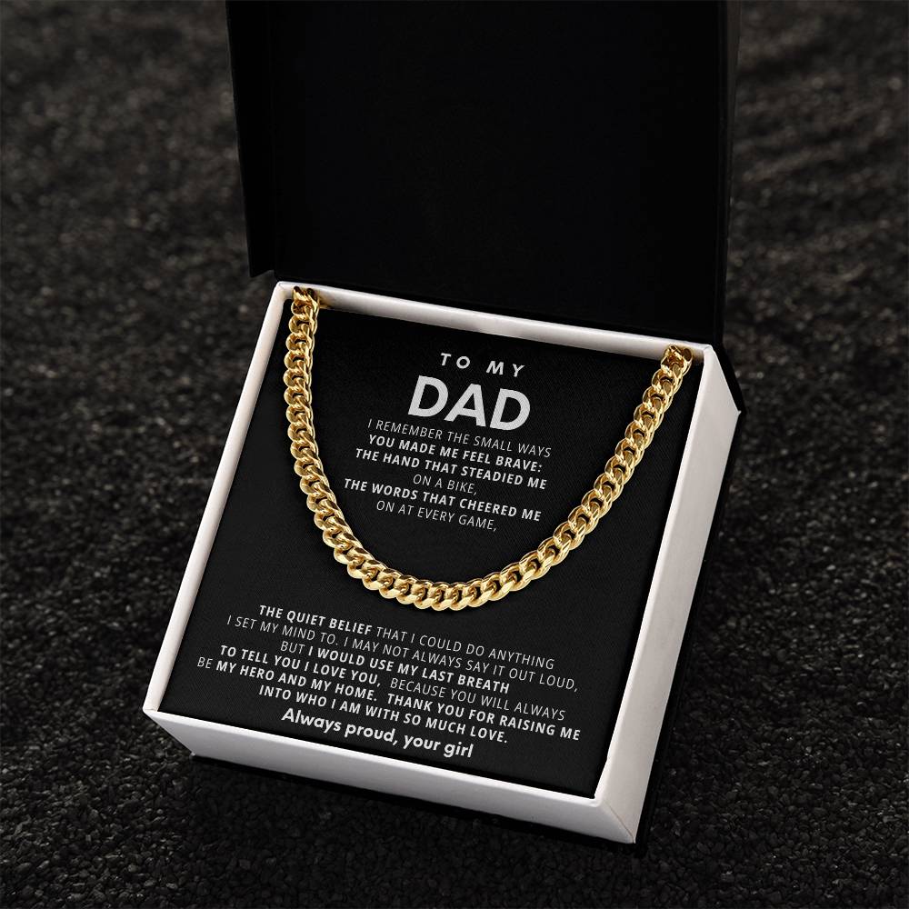 To My Dad, Thank you for raising me into who I am with so much love