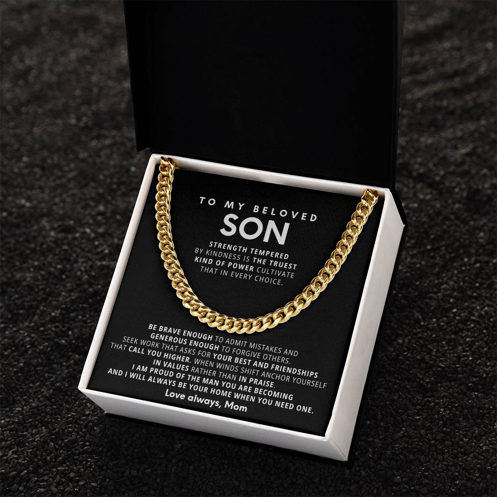 To my Son, I will always be your home when you need one
