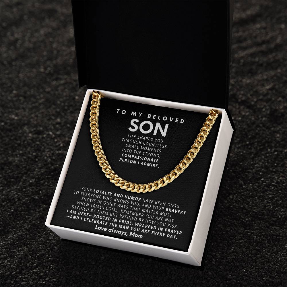 To my beloved son, Your loyalty and humor have been gifts to everyone who knows you