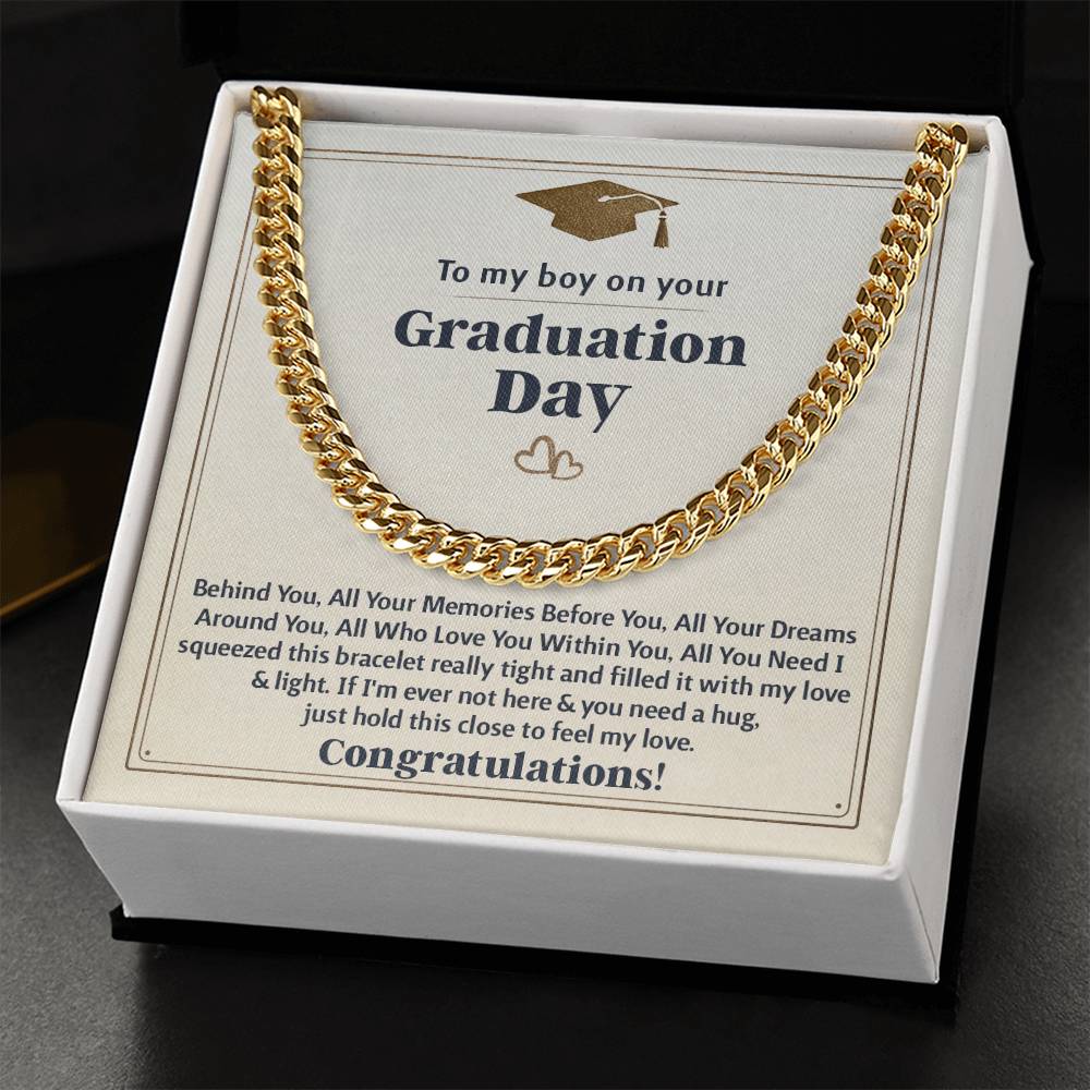 TO MY BOY GRADUATION ALL YOUR DREAMS CUBAN