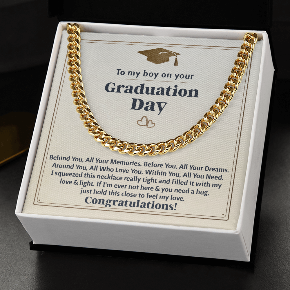 TO MY BOY GRADUATION ALL YOUR DREAMS CUBAN - 1