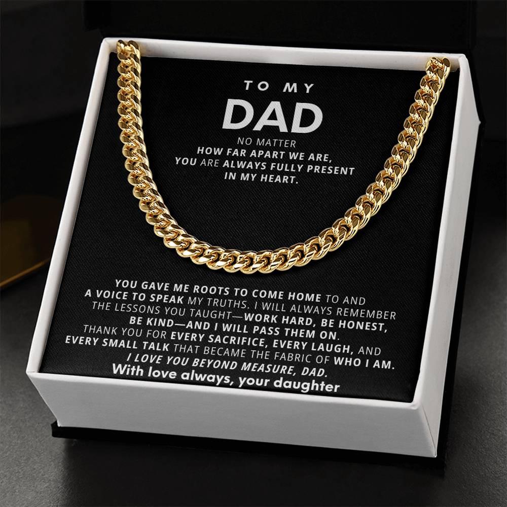 To My Dad, You are always fully present in my heart