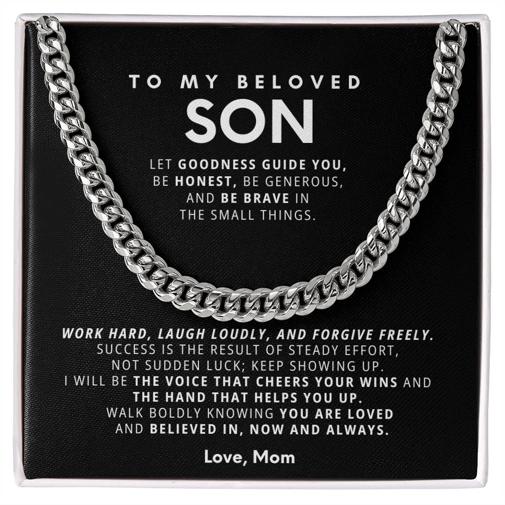 To my son, Walk boldly knowing you are loved and believed in, now and always.