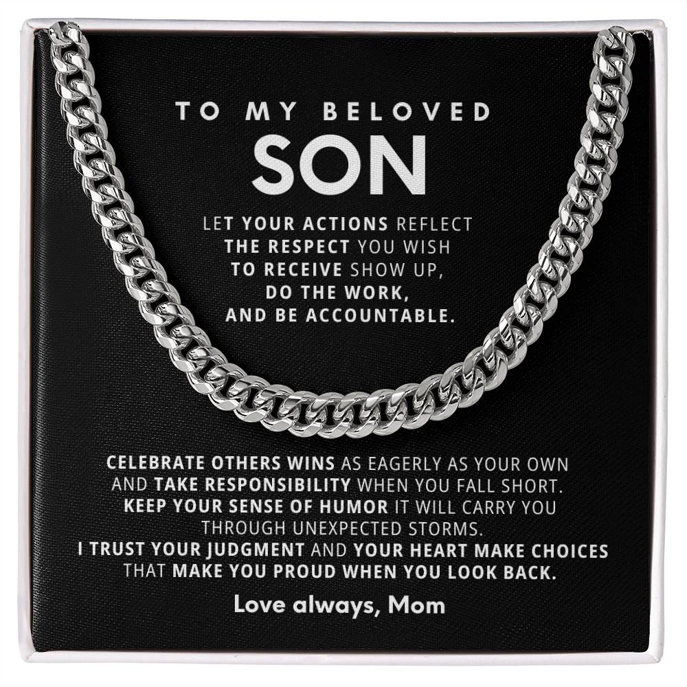 To my Son,Keep your sense of humor it will carry you through unexpected storms