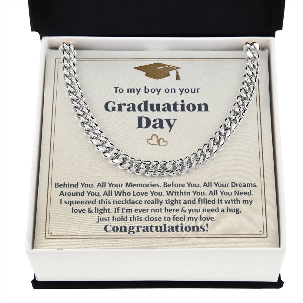 TO MY BOY GRADUATION ALL YOUR DREAMS CUBAN - 1
