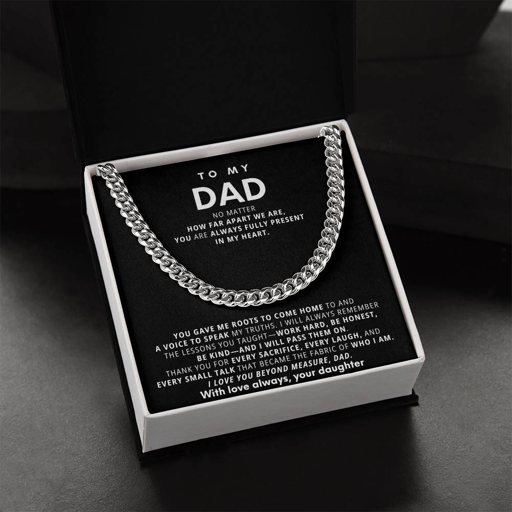 To My Dad, You are always fully present in my heart