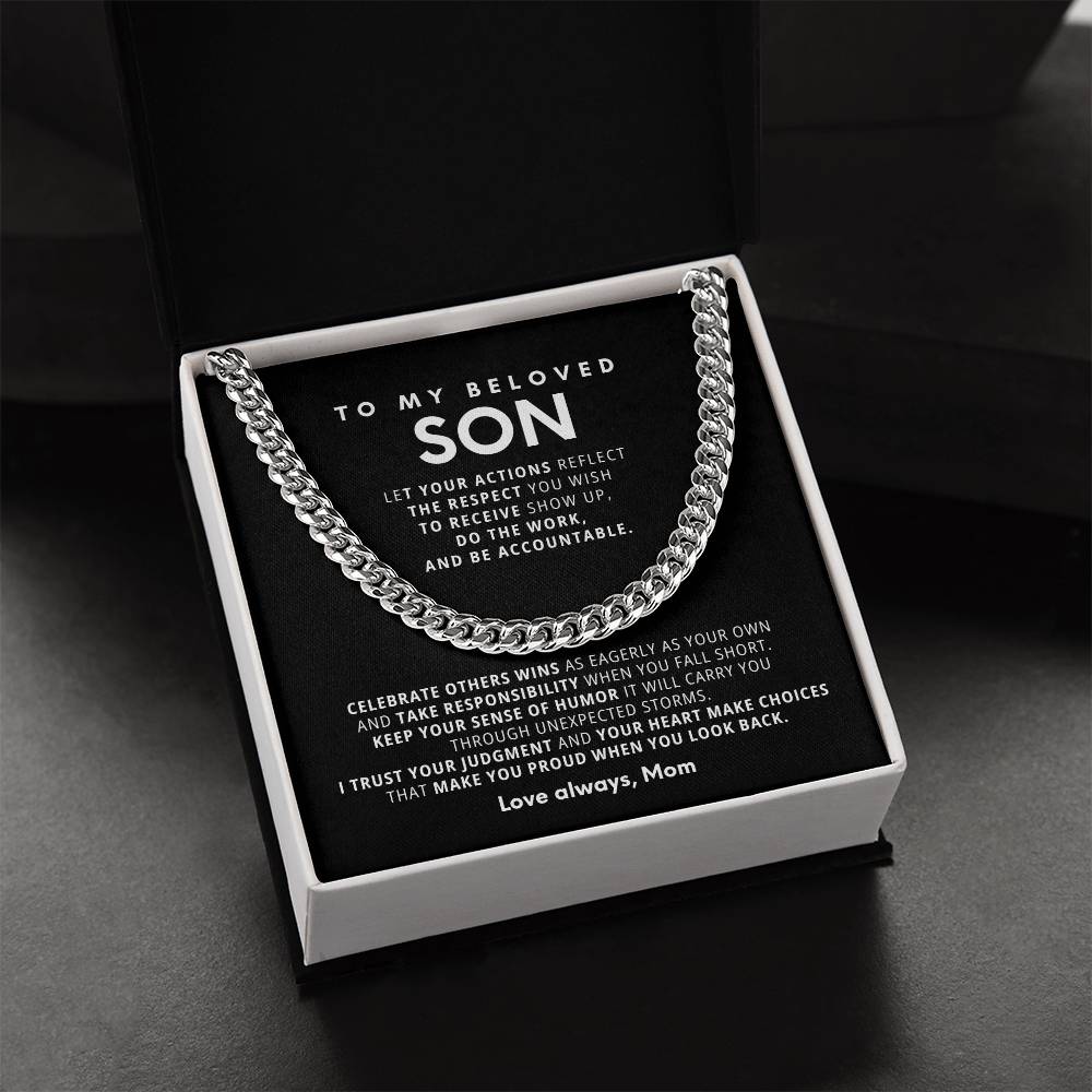 To my Son,Keep your sense of humor it will carry you through unexpected storms