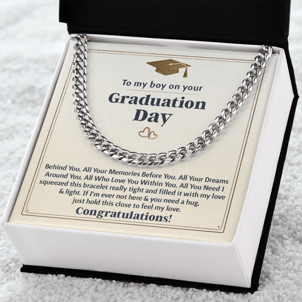 TO MY BOY GRADUATION ALL YOUR DREAMS CUBAN
