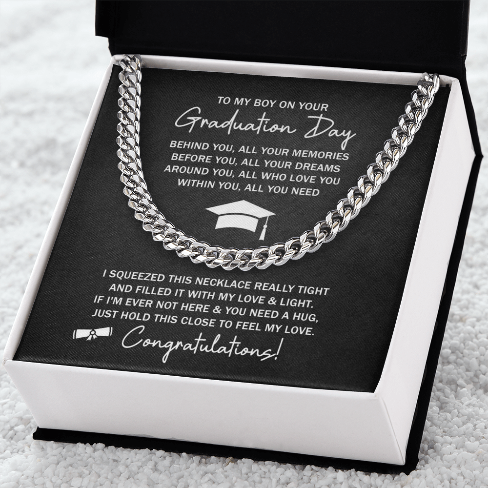 TO MY BOY GRADUATION ALL YOUR MEMORIES CUBAN - 1
