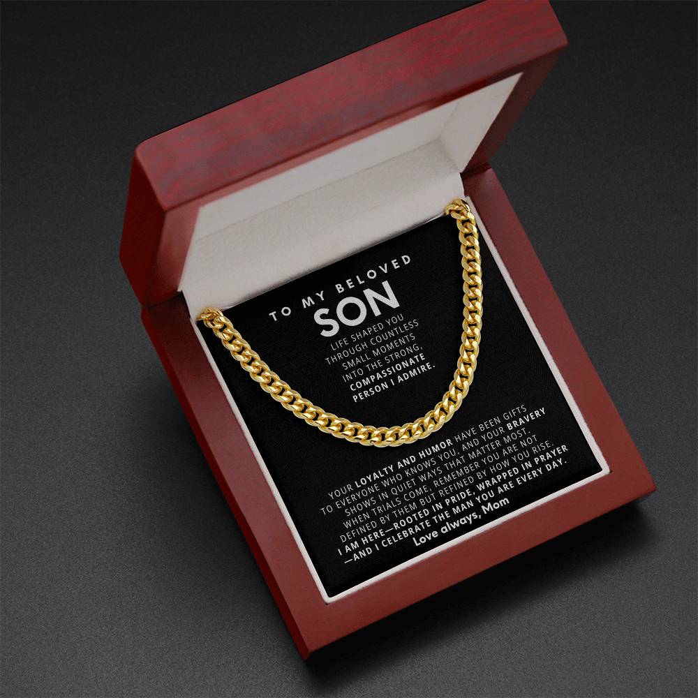 To my beloved son, Your loyalty and humor have been gifts to everyone who knows you