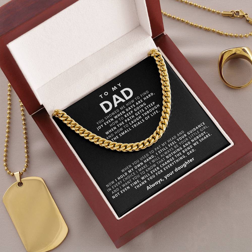 To My Dad, You showed me how to find joy even when days are hard