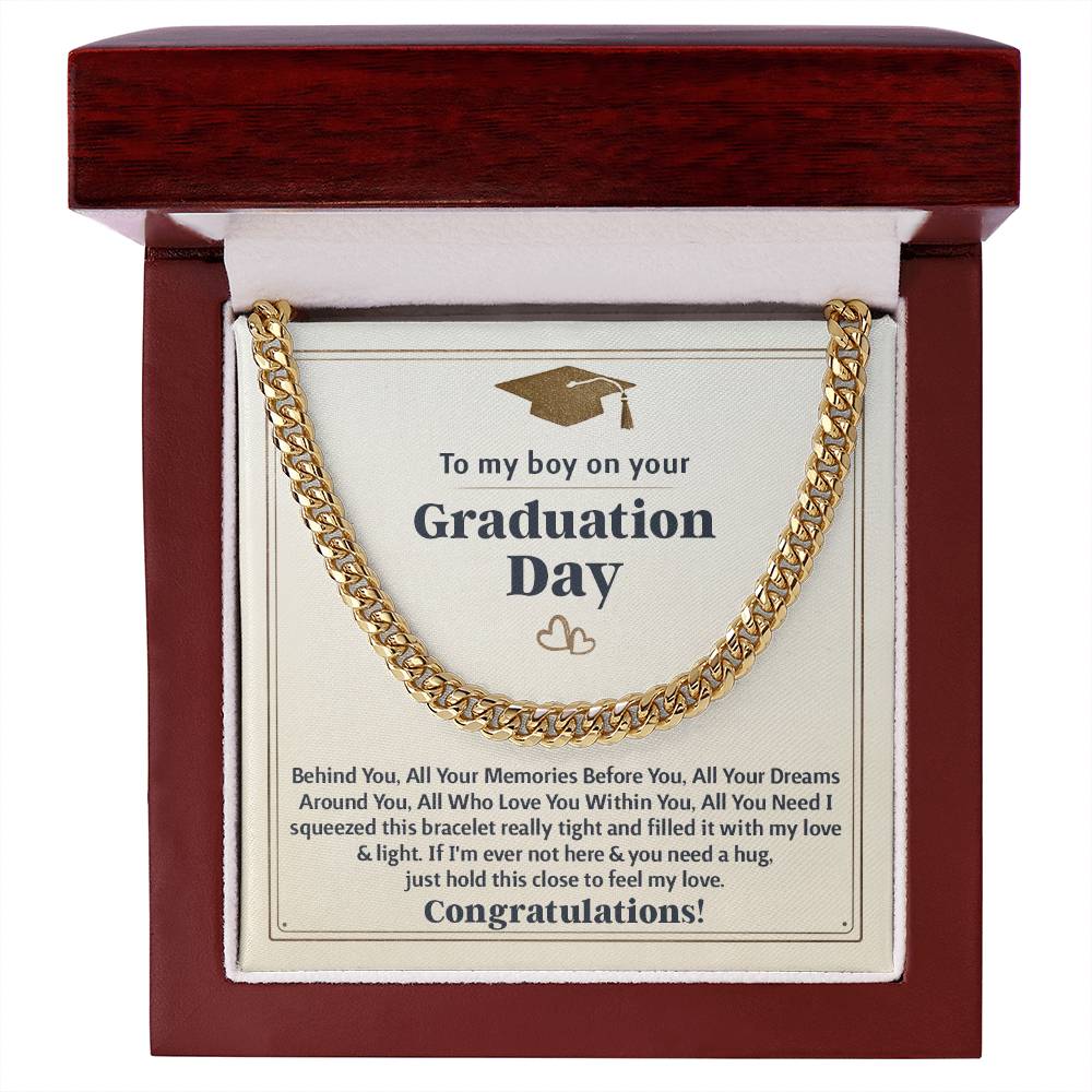TO MY BOY GRADUATION ALL YOUR DREAMS CUBAN