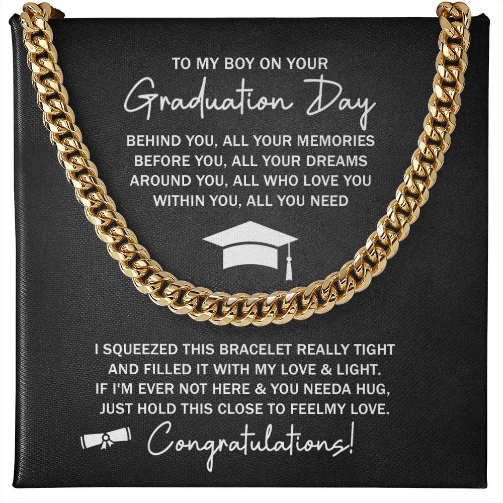 TO MY BOY GRADUATION ALL YOUR MEMORIES CUBAN