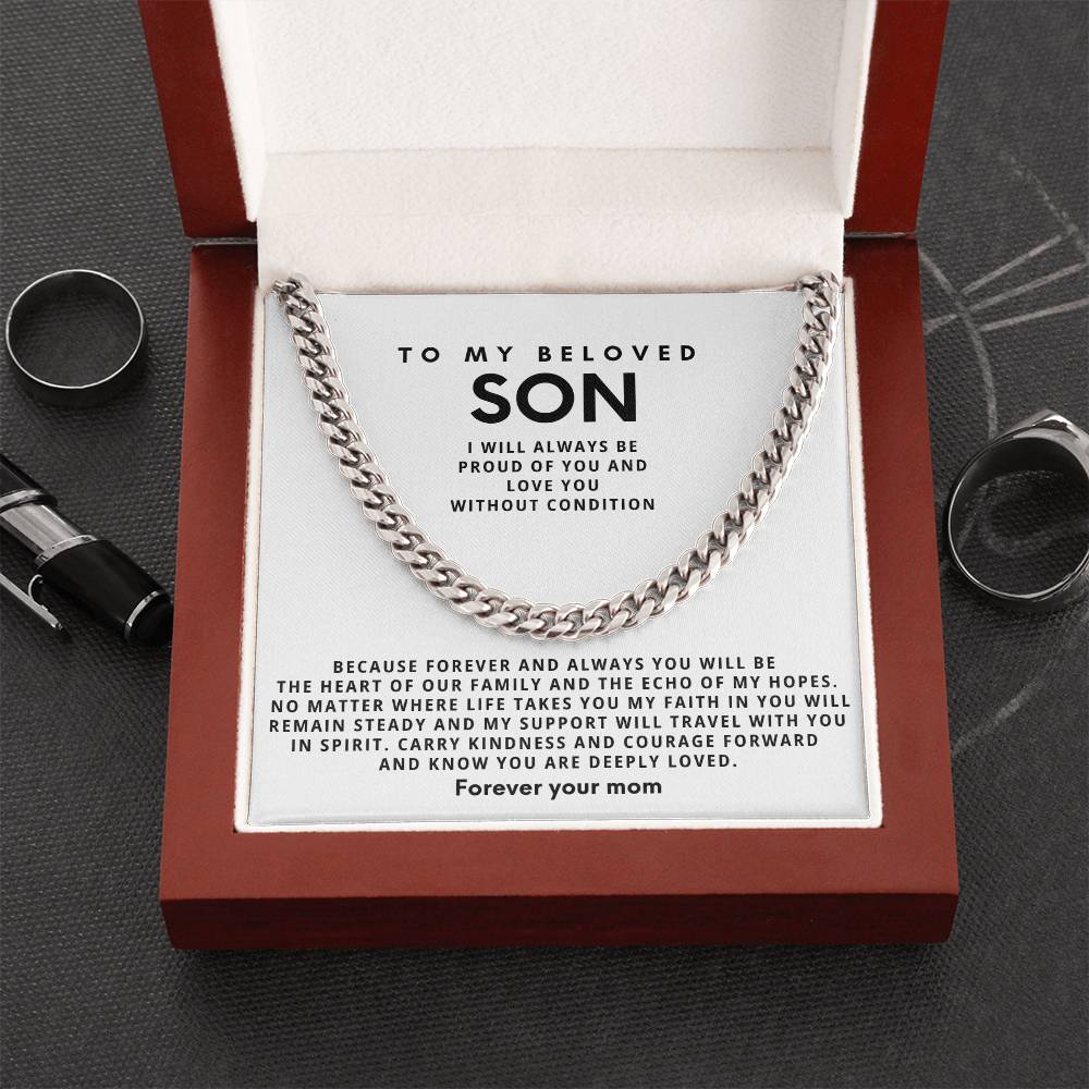 To my son, Carry kindness and courage forward and know you are deeply loved